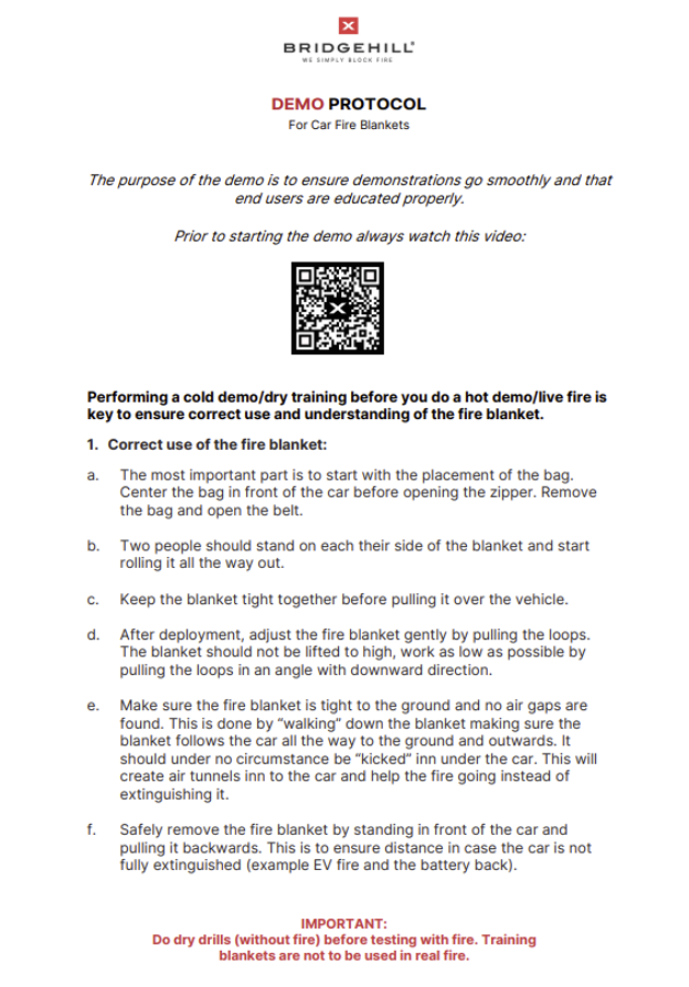 Bridgehill Demo-protokoll
