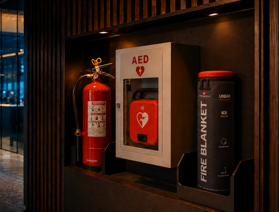 Asia Hotel Office URBAN Fire Blanket Portable