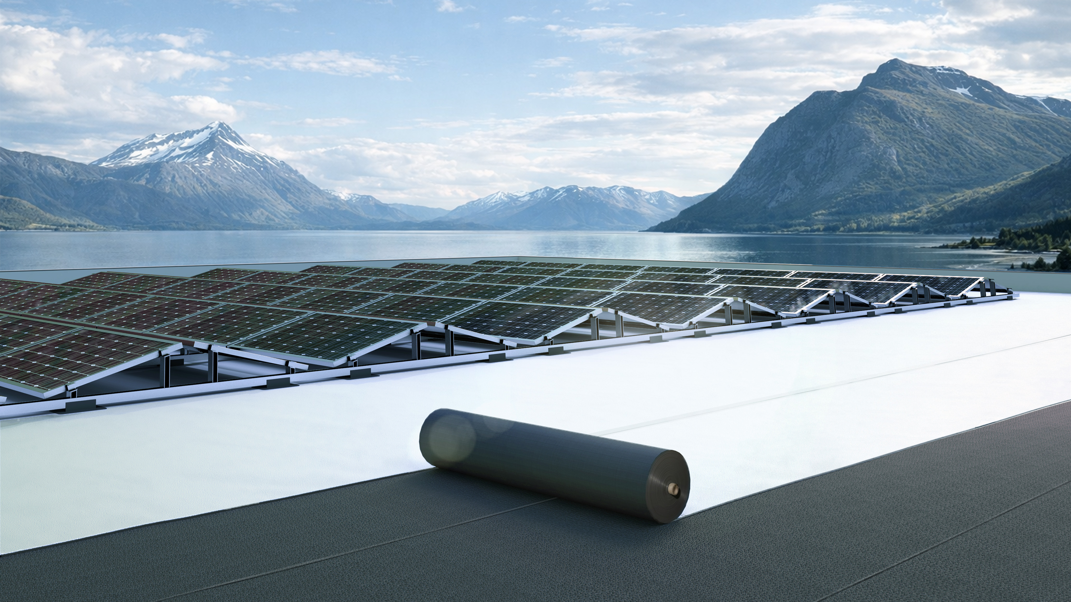 FireBlock Fire-Resistant Roof Membrane for Solar PV