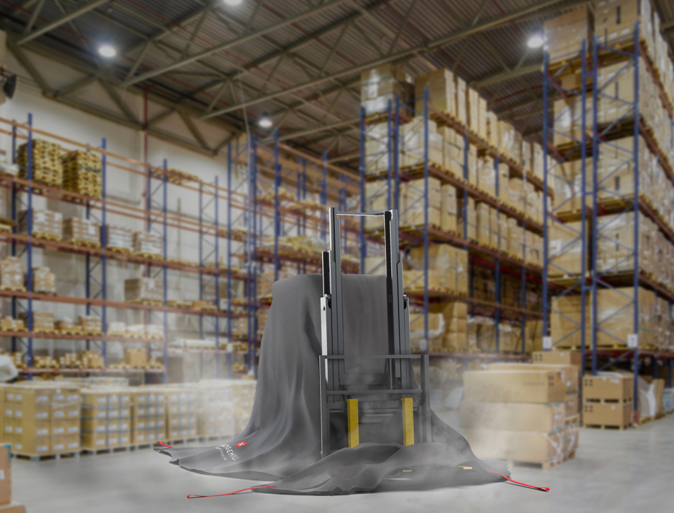 Herobilde Forklift Fire Blanket