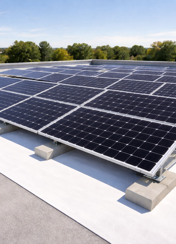 Bridgehill FireBlock membrane increases bifacial PV output through albedo effect