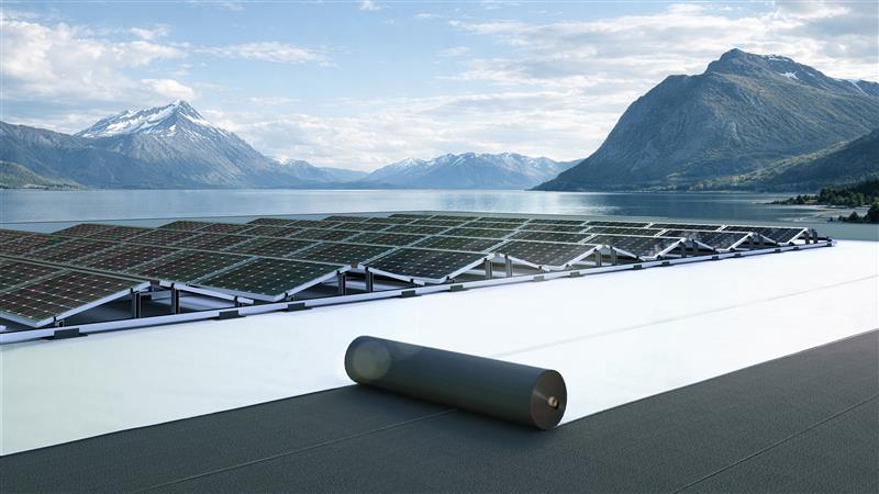 FireBlock Fire-Resistant Roof Membrane for Solar PV