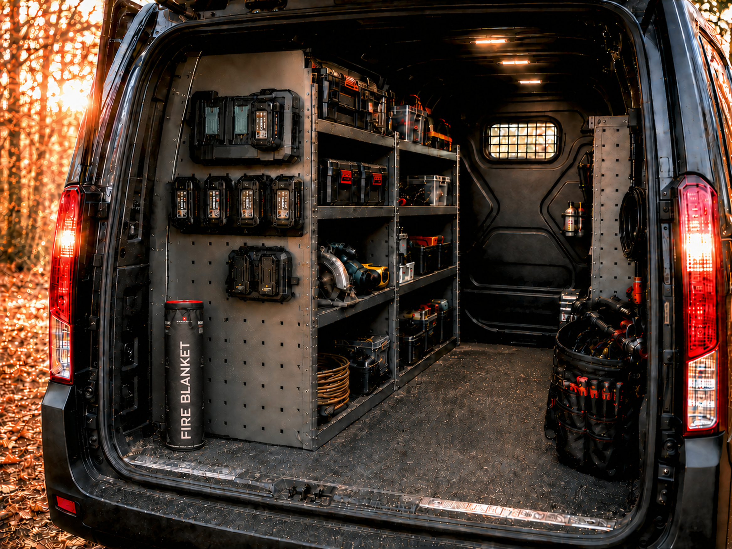 Work Van URBAN Fire Blanket Portable