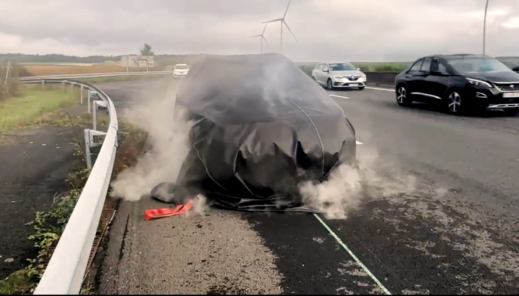 Bridgehill FMS Incendie Diesel Car Fire