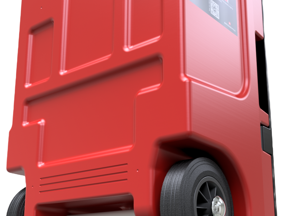 Bridgehill Fire Blanket Cabinet Wheeled